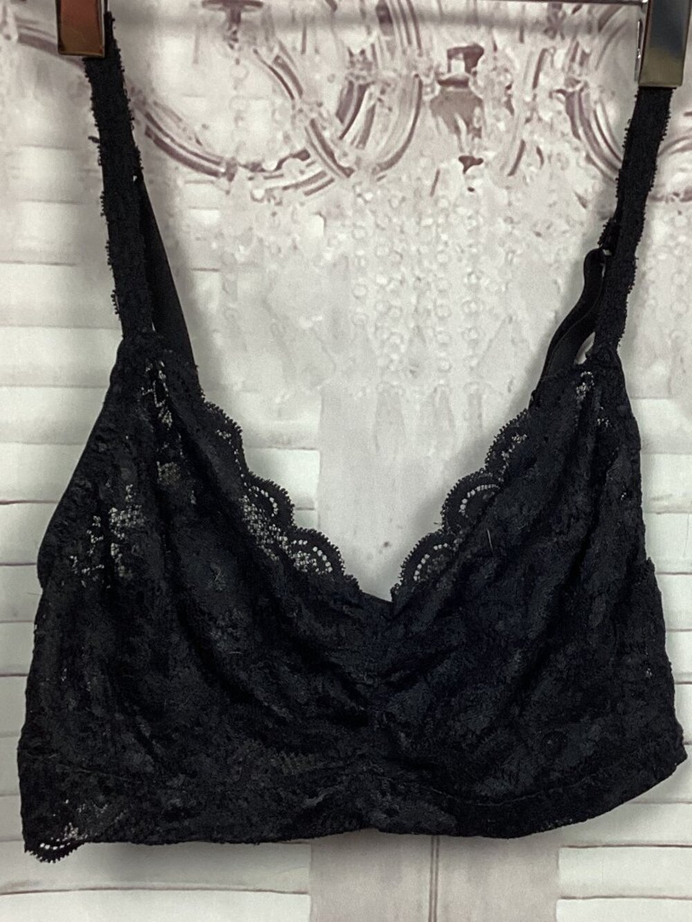 CosaBella Black Lace Sports Bra